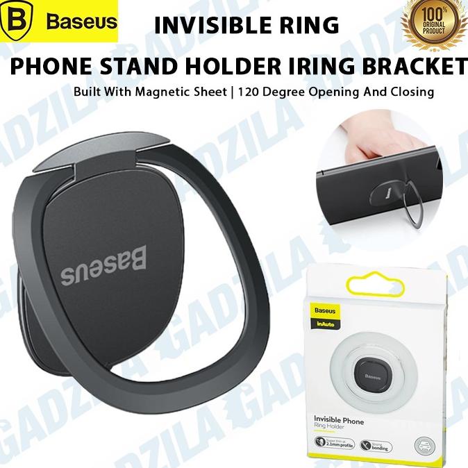 Promo Baseus Invisible Ring Phone Stand Holder Iring Bracket Hp