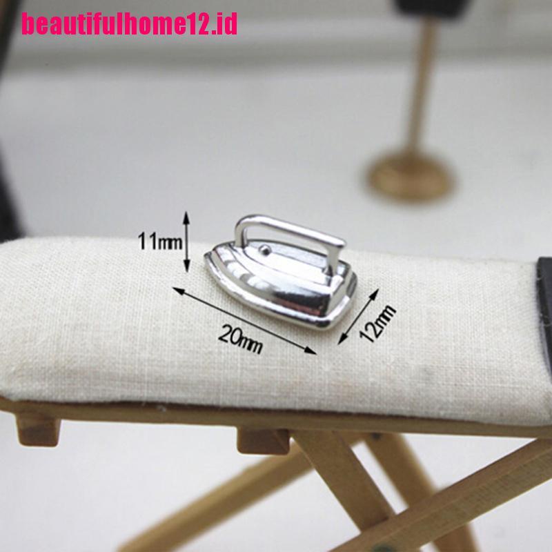 【beautifulhome12.id】1:12 Dollhouse Miniature Adornment alloy Iron Furniture Toys