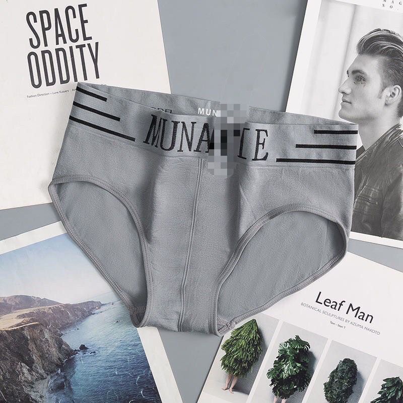 [ LINGERIE MASTER ] - (C-6) CELANA DALAM PRIA MUNAFIE nyaman MAN UNDERWEAR MEN SEMPAK PRIA IMPORT-C-6 Gray