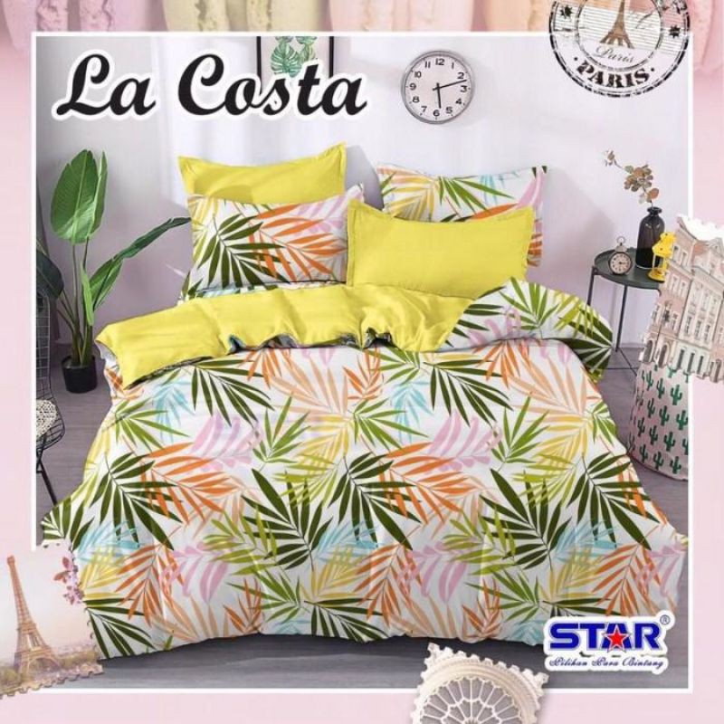 160x200 Sprei Katun Lokal +2SB+2SG Sprei Queen Size Sprei 5kaki Homemade Bedsheet