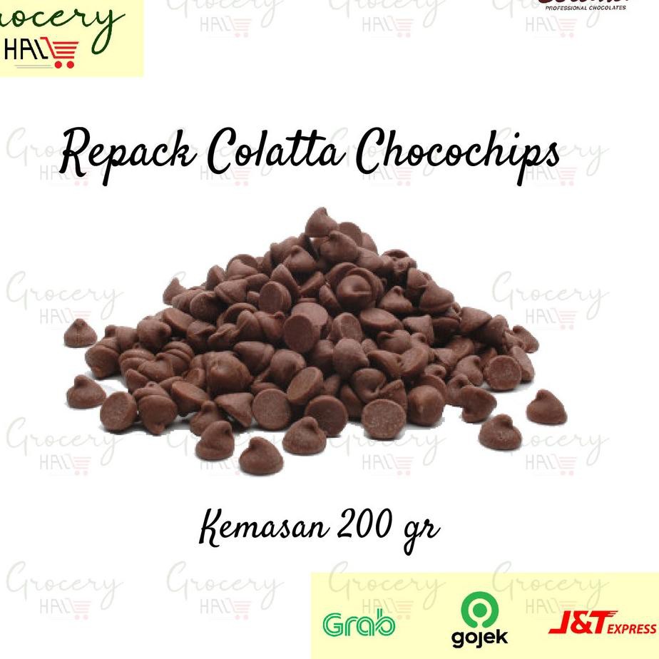 

【project】 CHOCO CHIPS COLATTA KEMASAN 200 GR ( CHOCOCHIPS KERUCUT & MINI CHOCOSHIPS )