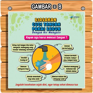 STIKER HIMBAUAN CUCI TANGAN DAN KESEHATAN Shopee Indonesia STIKER HIMBAUAN CUCI TANGAN DAN KESEHATAN Shopee Indonesia