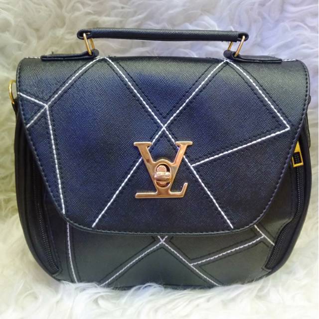 TAS SLEMPANG WANITA FASHION HITAM