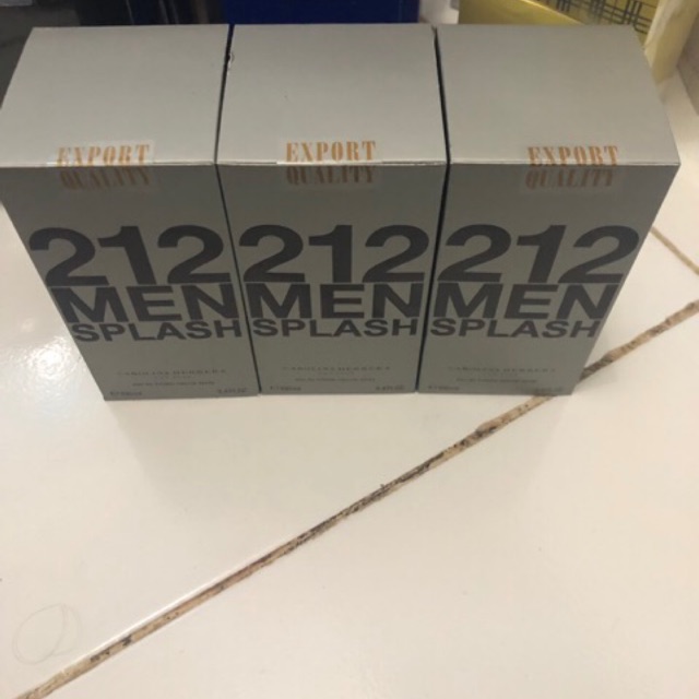 Parfum pria terlaris 212 MEN  SPLASH GRAY 100 ML