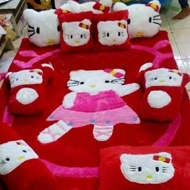 Karpet Karakter Bulu Full Set