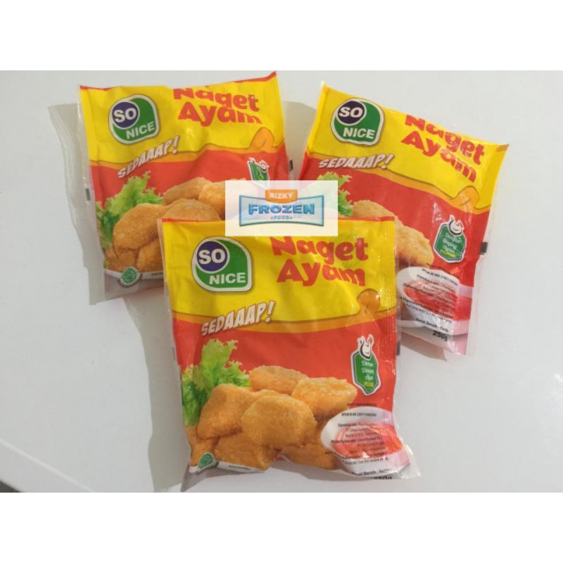 

Naget Ayam So Nice Coin 250gr