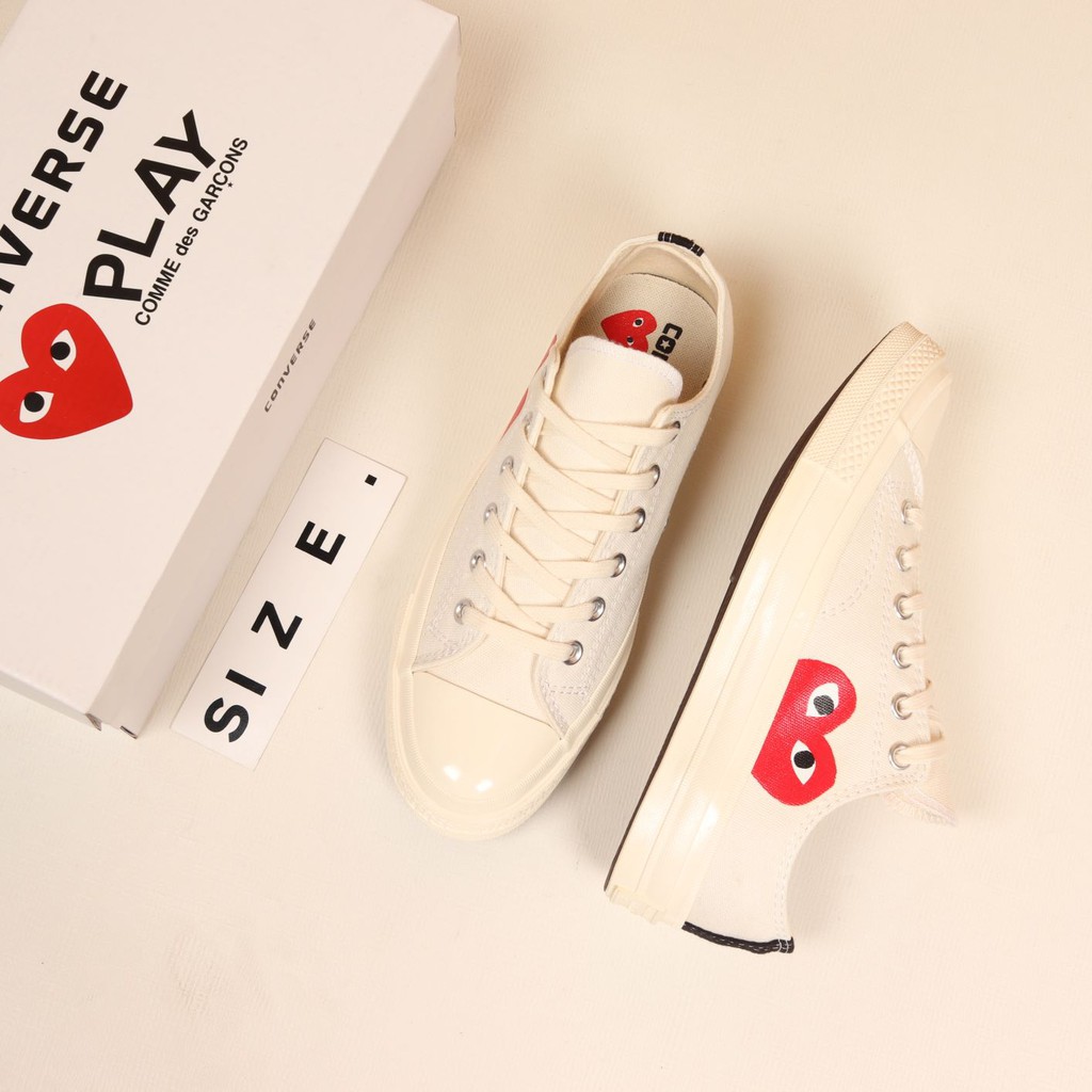 Converse x Comme Des Garcons PLAY All Star Chuck ‘70 OX Whita