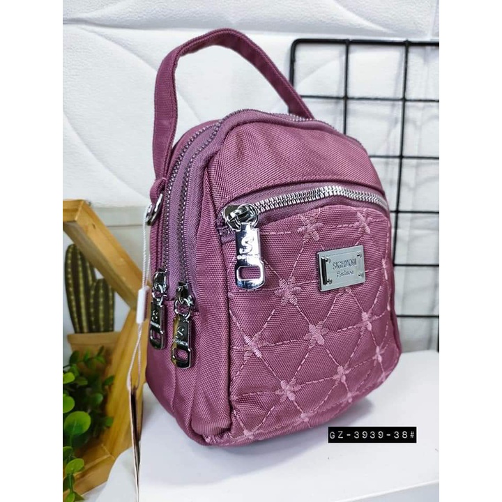 Tas Slempang Wanita Tas Sighmon 3939-38 Bahan kanvas. Tas Wanita Tas Sighmon ORI Tas Sighmon Slempang TERBARU BISA BAYAR DITEMPAT!!!!