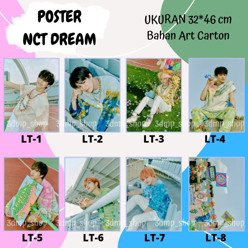 Poster NCT Dream Hello future jaemin chenle jisung renjun jeno mark haechan