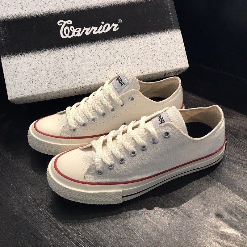 WARRIOR Hermes White Low / Sepatu Warrior