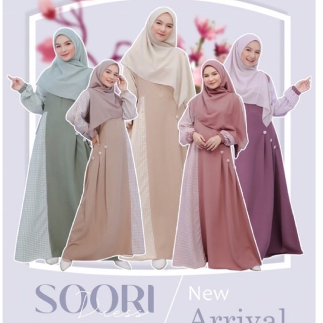 soori dress by etuzi gamis kotak kotak