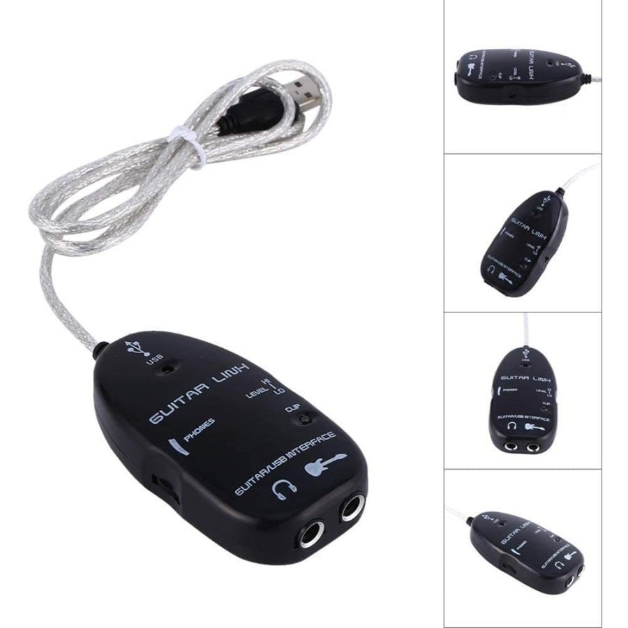 USB Guitar Linh Cable Kabel Link Gitar USB Soundcard Gitar Recording