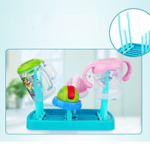 (100% REAL PIC) Rak Pengering Botol Bayi / Bottle Drying Rack / Rak Pengering Botol Bayi Tanpa Tutup