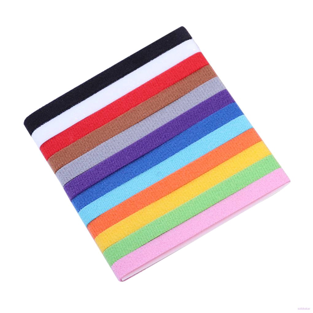 5 / 12 / 15 Warna Kalung Identifikasi Bahan Kain Lembut Dapat Disesuaikan Ukuran 10x230mm Untuk Anjing Newborn