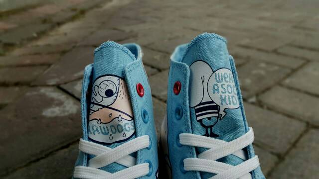 CONVERSE CT 70 HIGH WEARA SOCK BLUE