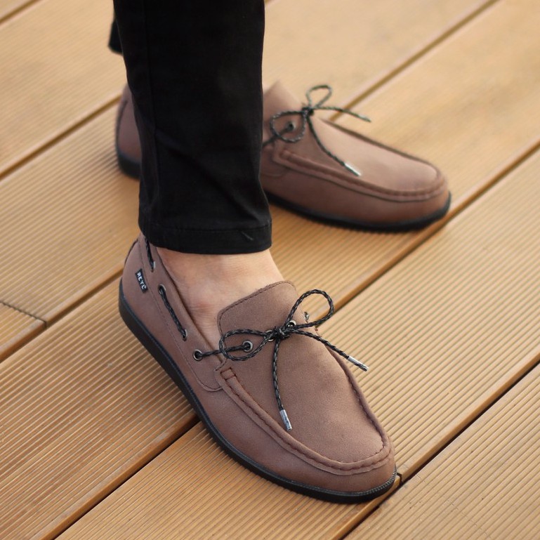 Lick Milo | Sepatu Suede Asli Vintage Klasik Casual Pria Boat Ori Original Footwear | FORIND x Reyl