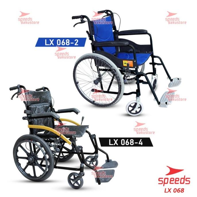 SPEEDS KURSI RODA TRAVELING BISA DILIPAT - KURSI RODA ALLUMINIUM BISA DGBGFG65465