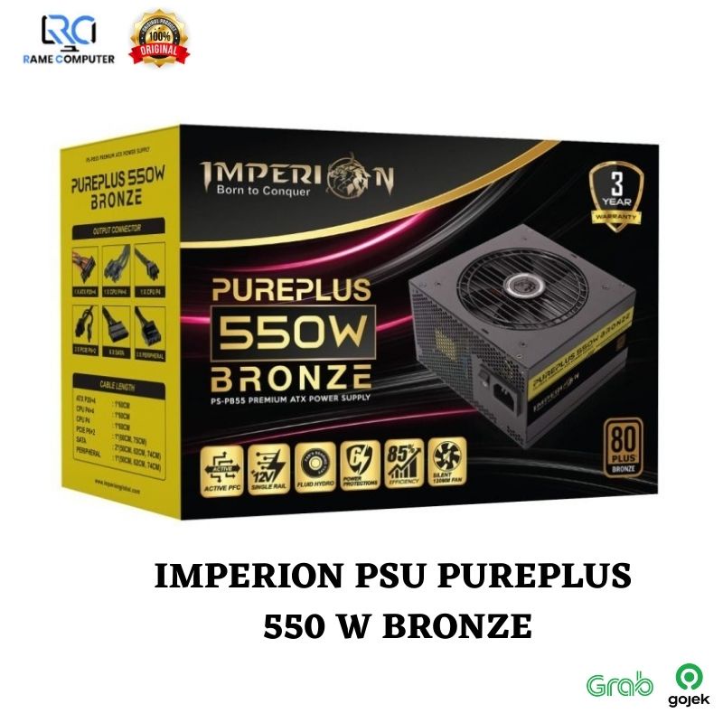 IMPERION PSU PUREPLUS 550 W BRONZE/IMPERION POWER SUPPLY PURE PLUS 550