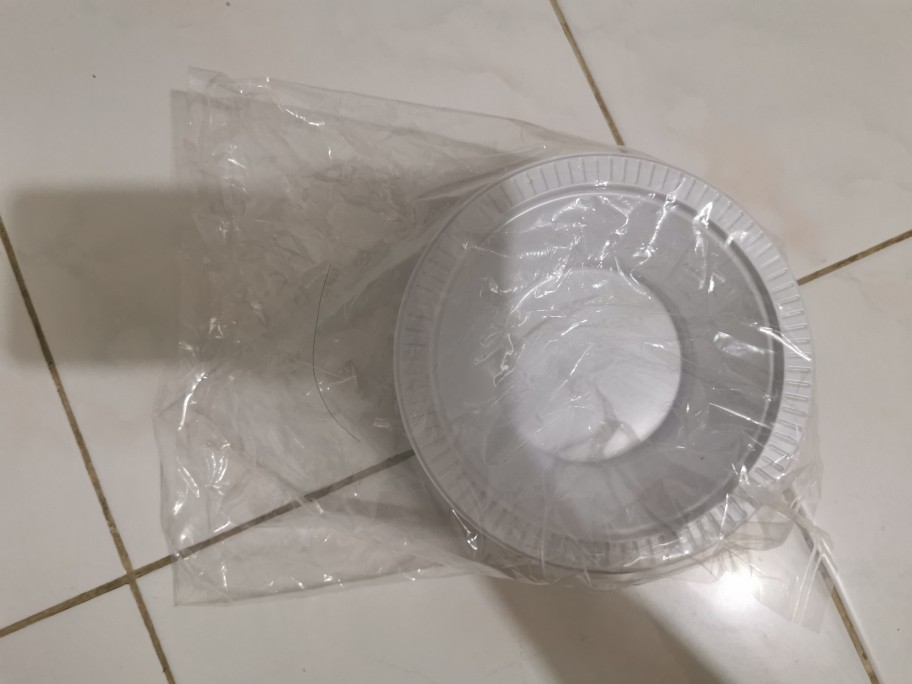 @50pcs Mangkok Plastik M7 Uk Besar Mangkok Pesta Murah Sekali Pakai