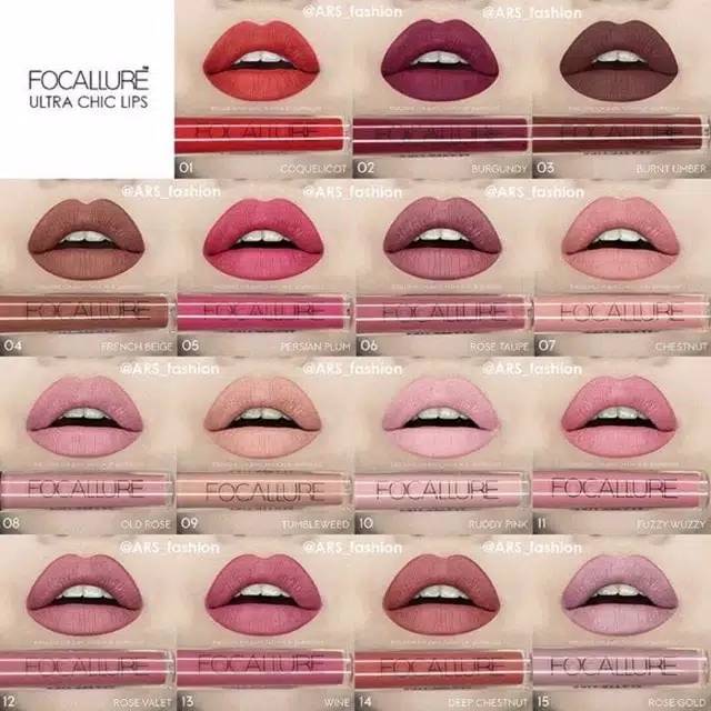 FOCALLURE Ultra Chic Matte Lipstik FA24 | Focallure FA24