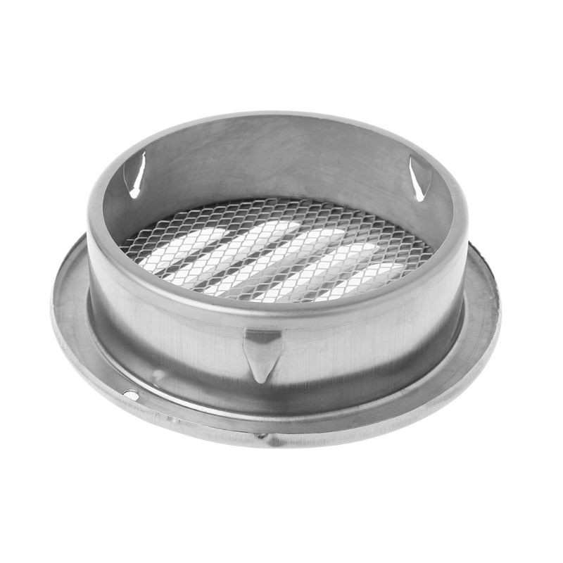 CRE  Stainless Steel Exterior Wall Air Vent Grille Round Ducting Ventilation Grilles