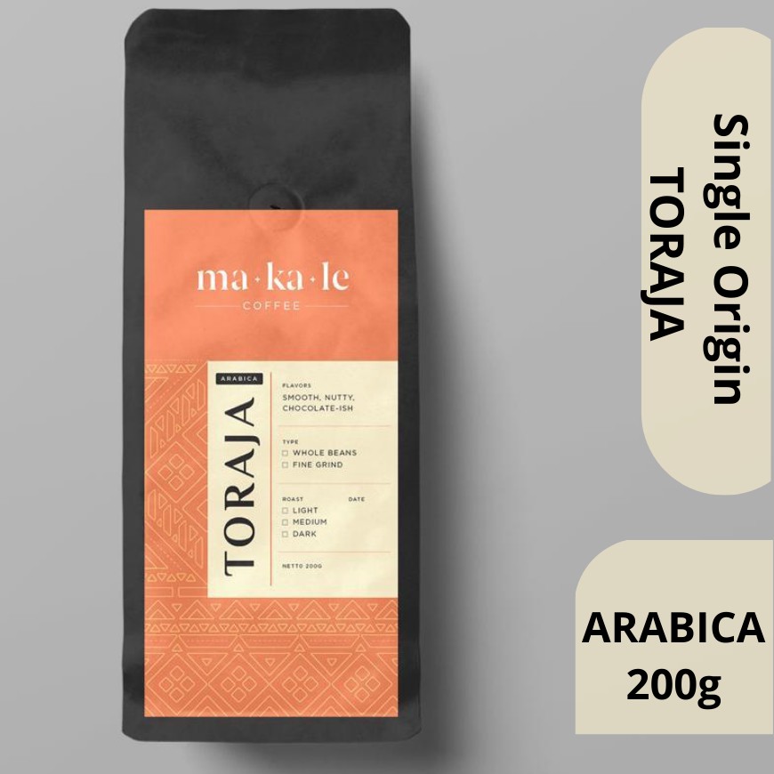 

Kopi Arabica Toraja Sapan Single Origin - Biji / Bubuk - 200gr