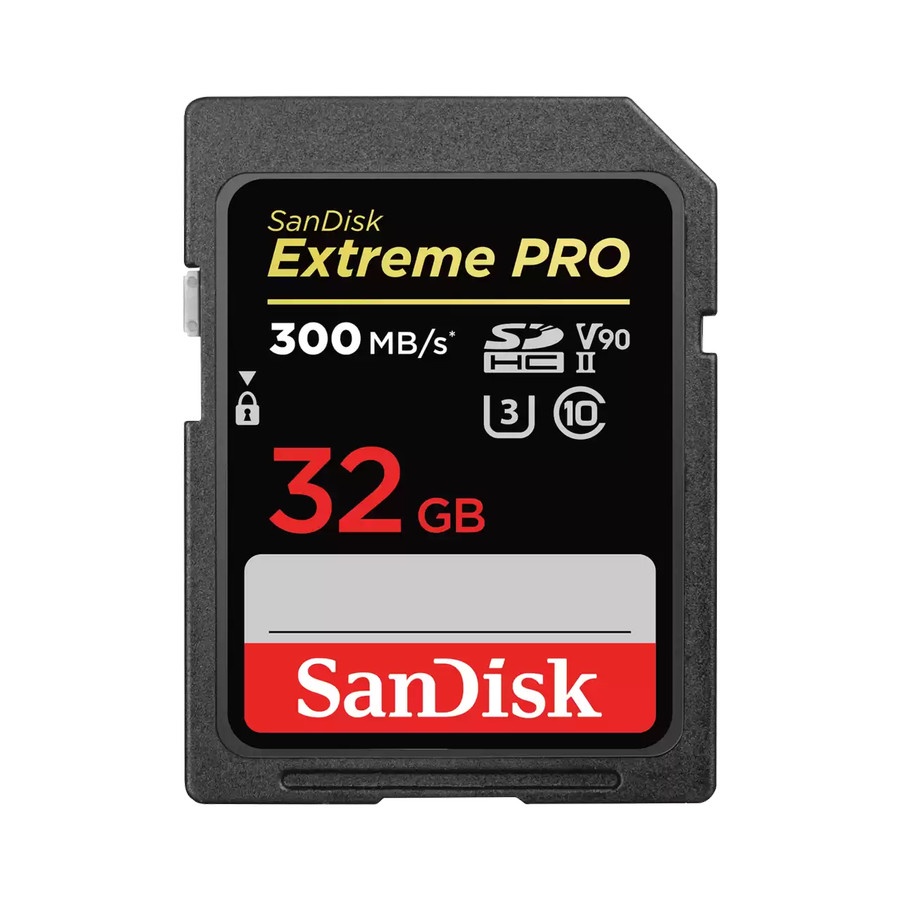 SD Card SanDisk Extreme PRO SDHC 32GB 300MB/s (SDSDXDK-032G-GN4IN)