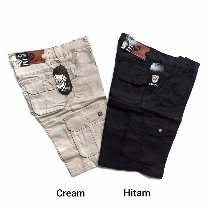 Celana Pendek Cargo Pria Chino Cargo PDL Bahan Cotton Combed Size 27 - 38