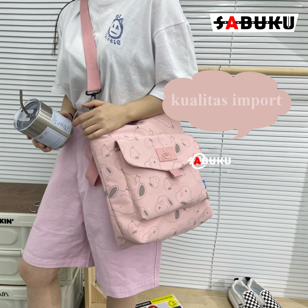 Totebag Resleting Wanita Korea Totebag Fashion KoreaTas Sekolah Wanita Tas Selempang -254