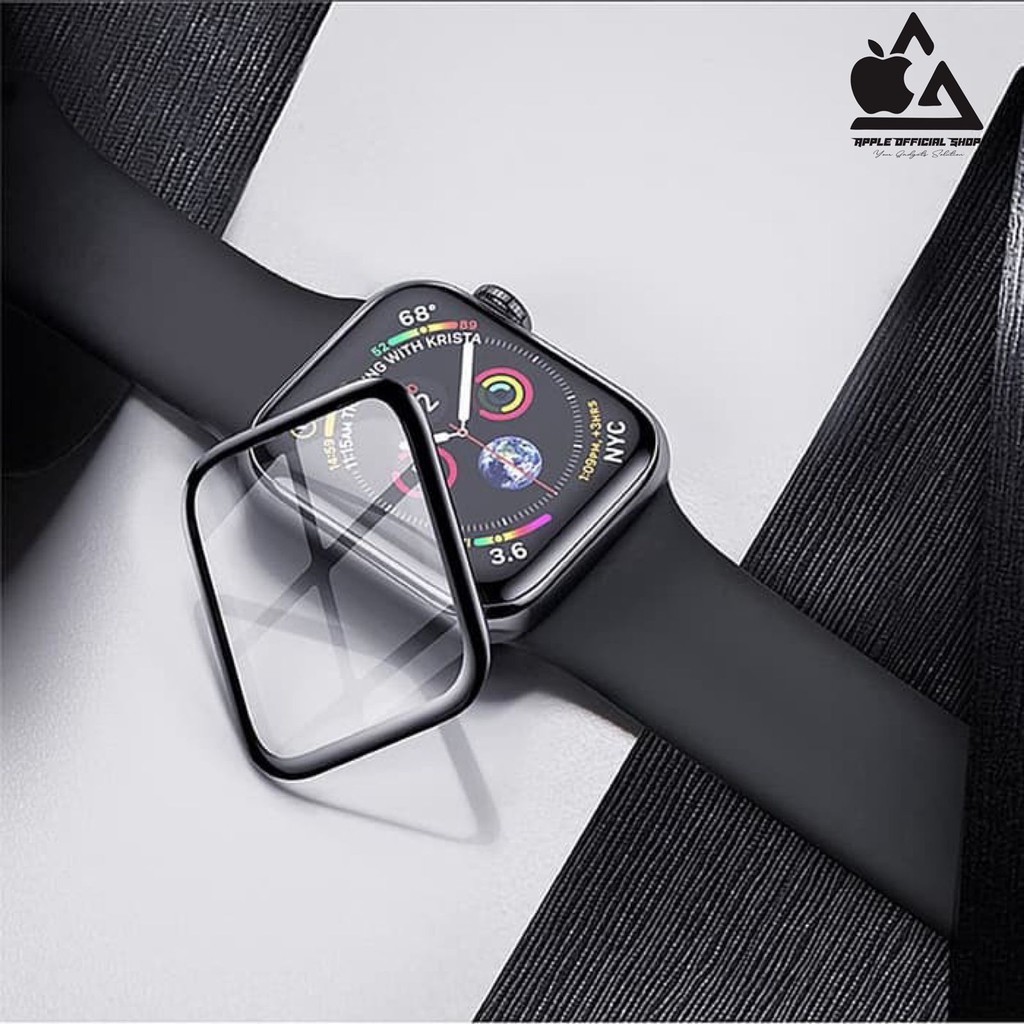 Tempered Glass Nano Apple Watch series 7 41mm 45mm 38mm 40mm 42mm 44mm 49MM Series 1 2 3 4 5 6 SE FULL CURVE Nano Technology Screen Protector Apple iWatch Anti gores Kaca Film