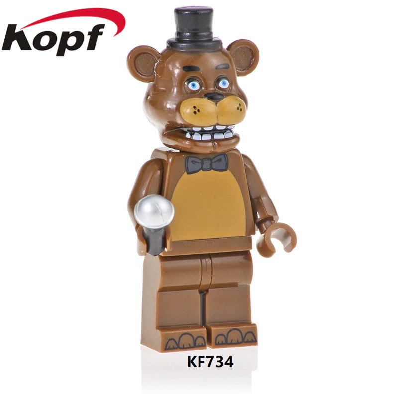 Mainan Lego Anak KF734 Single Sale Building Blocks Cartoon Movie Five Nights at Freddy's Model Foxy