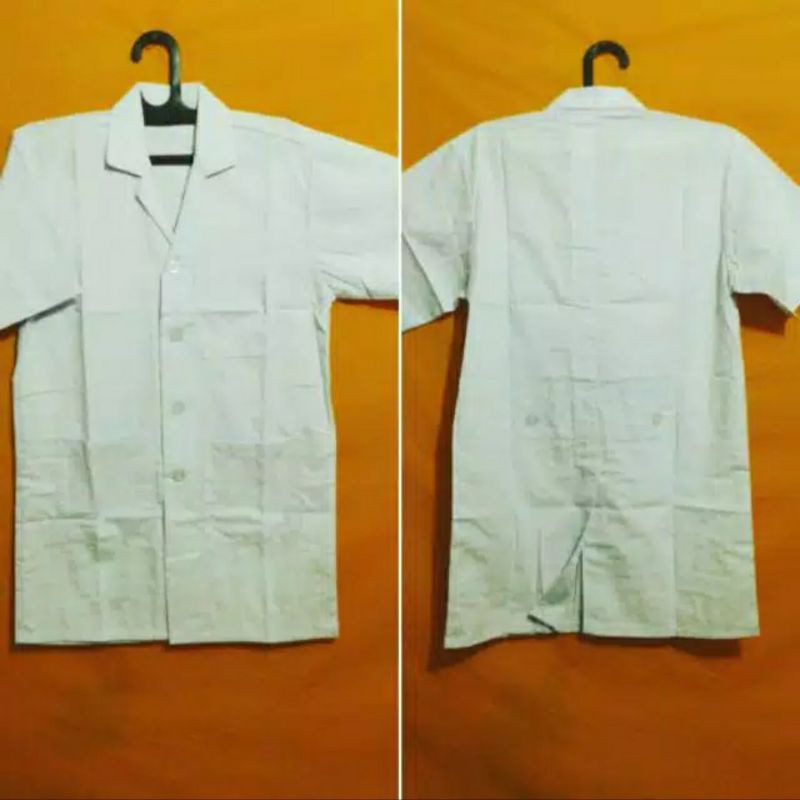 Jas Laboratorium lengan pendek