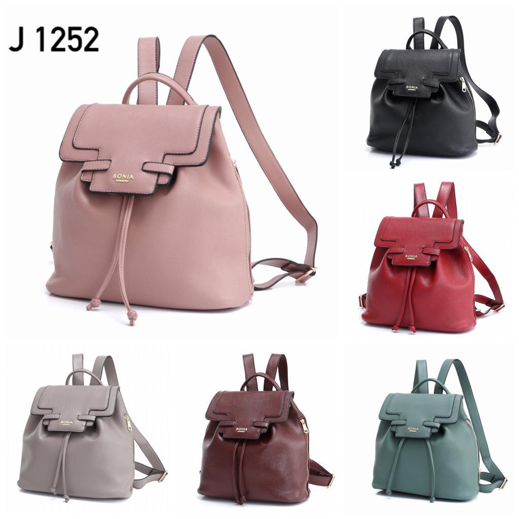 RANSEL WANITA BACKPACK HIGH QUALITY LEATHER 1252#B549