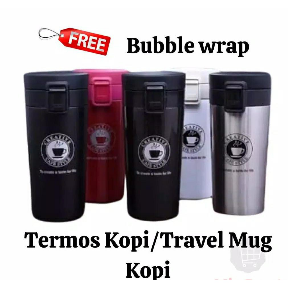TERMOS KOPI  TRAVEL MUG COFFEE TAHAN PANAS TAHAN DINGIN