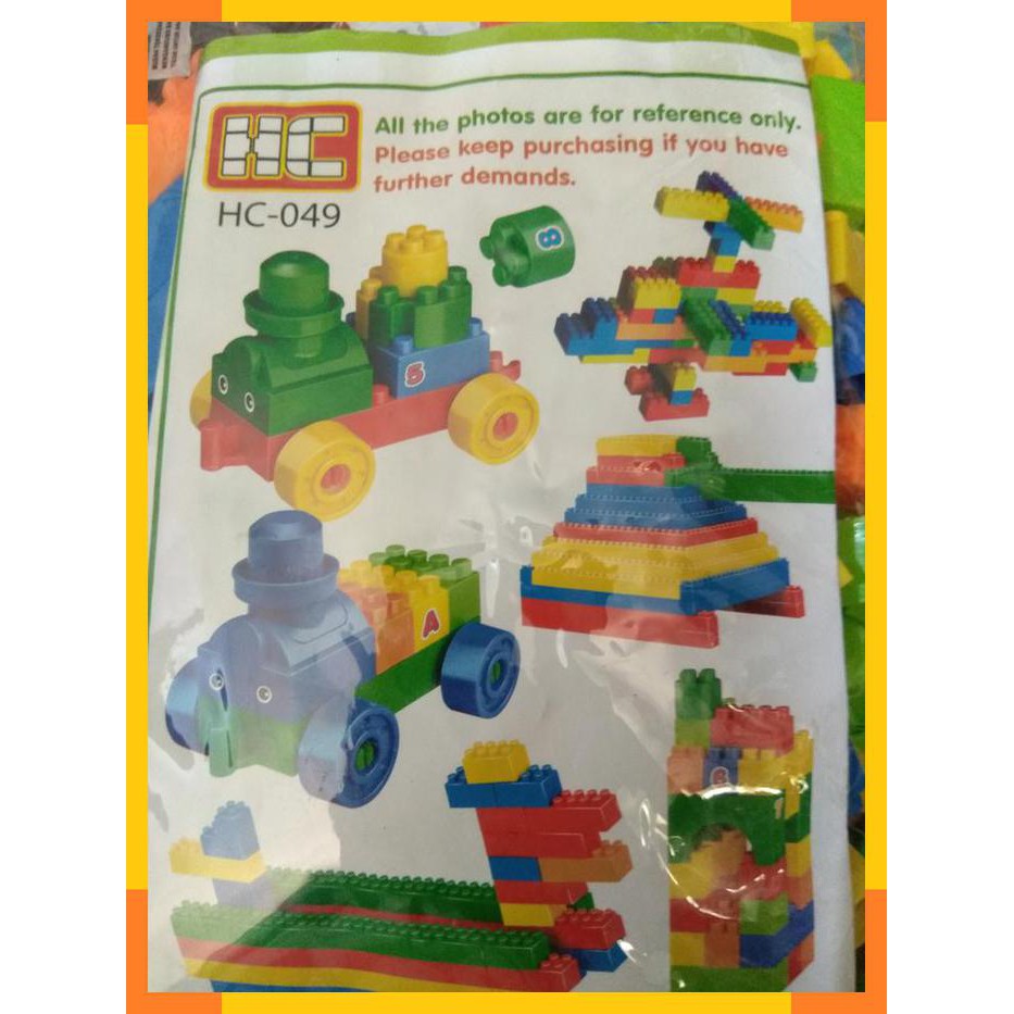 Puzzle Lego Brick Funny Block Mainan Edukasi Anak Bongkar Pasang