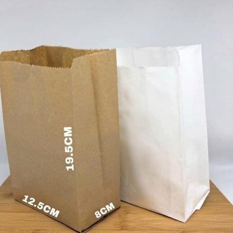 

Paper Bag / Kantong Kertas M - Kantong Roti / Snack / Fried Chicken - Cokelat ン