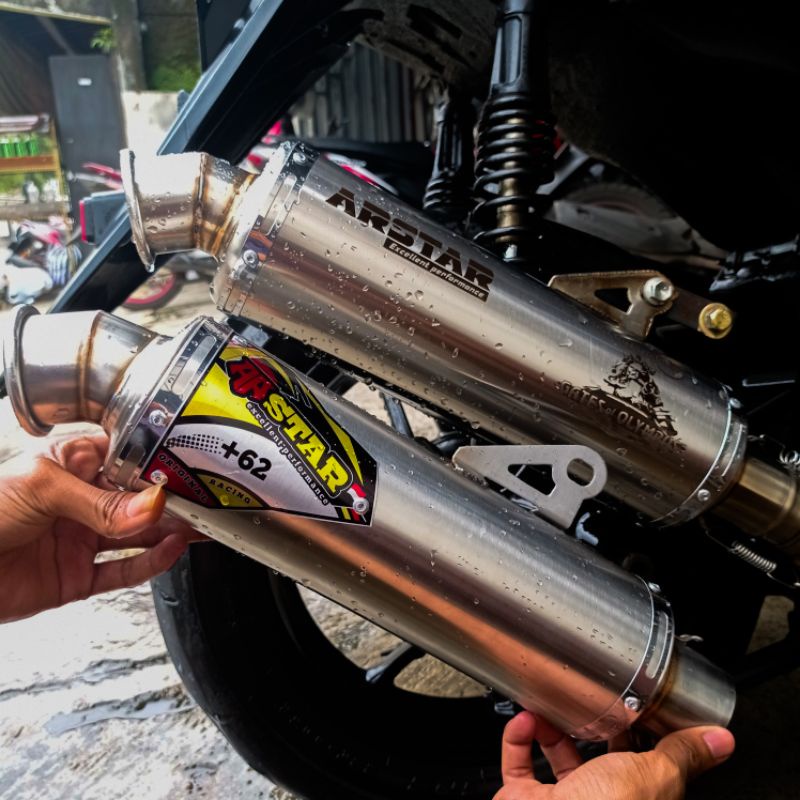 KNALPOT big volume arstar original XMAX all new nmax 2020-2022 NMAX old aerox155 aerox connected pcx