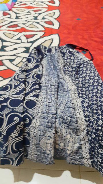 Rok Batik Motif  Seling Kombinasi Bawahan Formal Wanita 