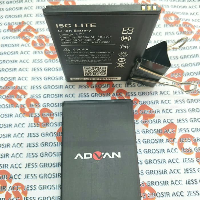 Baterai Battery Original Double Power ADVAN I5C Lite 5 inchi , i5C Duo