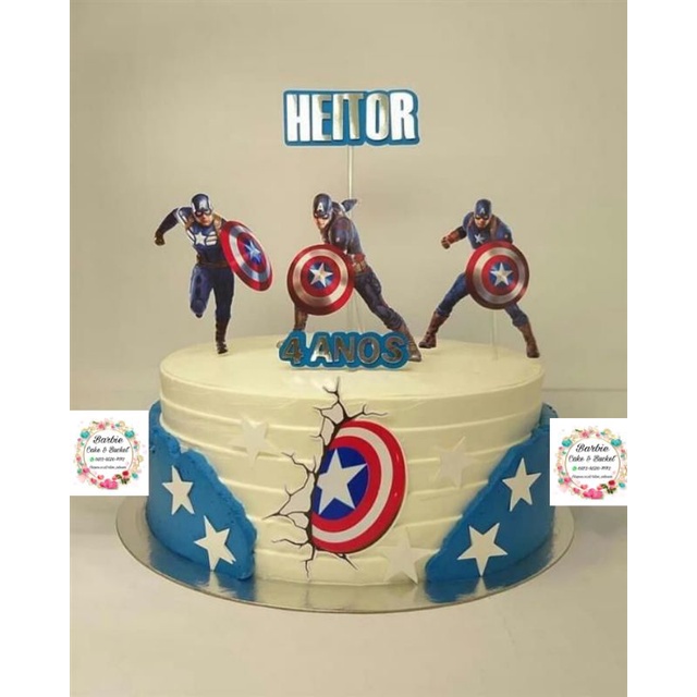 

KUE ULANG TAHUN CAPTAIN AMERICA & AVENGER