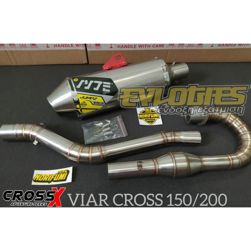 Knalpot Norifumi Jumpz Viar 150 Cross Viar 200 Cross