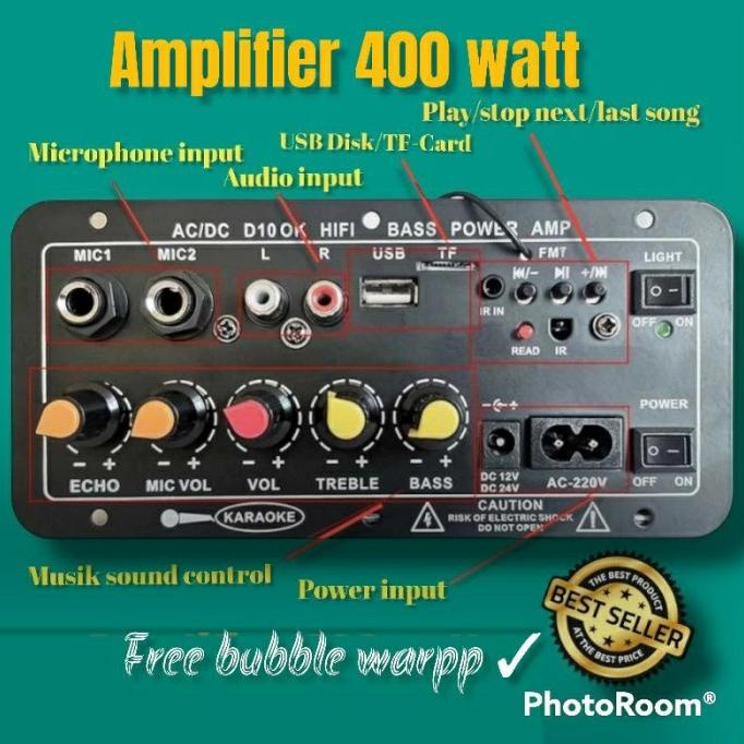 Amplifier Board Karaoke Audio Bluetooth Subwoofer DIY