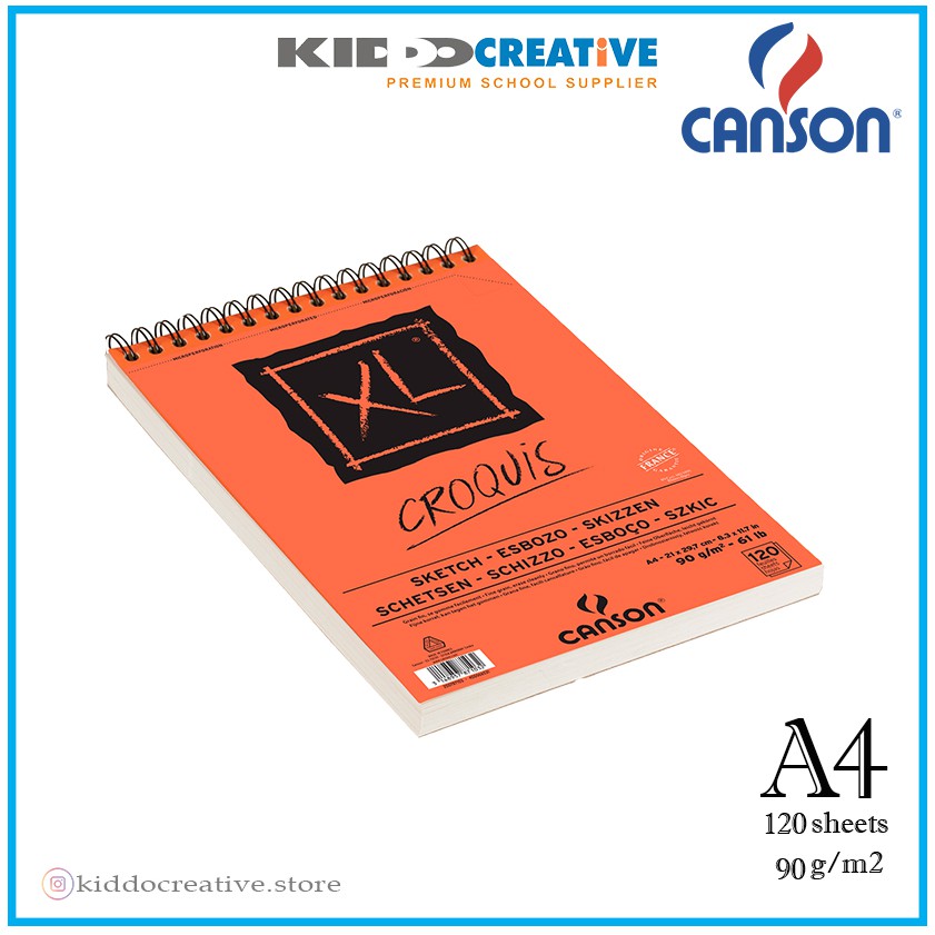 

CANSON XL SKETCH 120S A4 90G