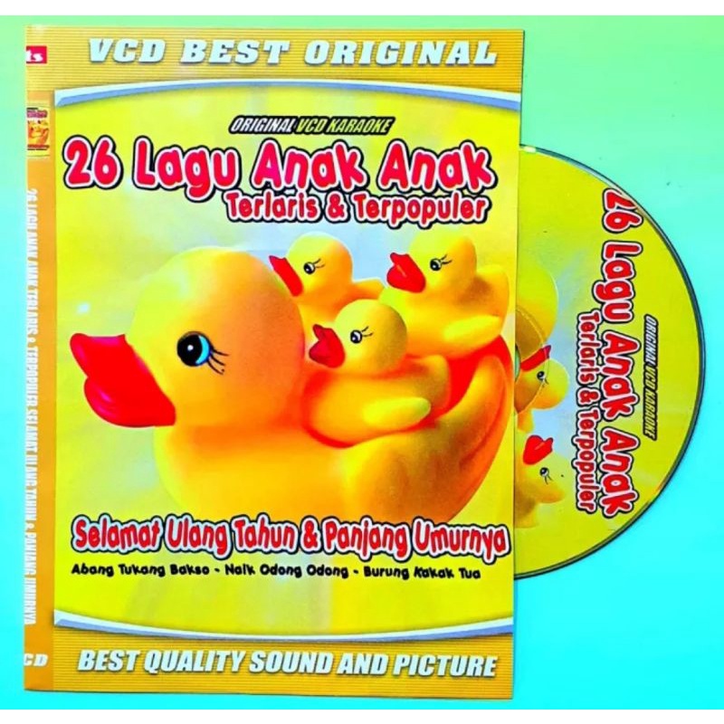 kaset video PROMO VCD lagu anak anak terlaris terpopuler