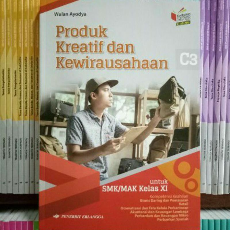 Jual Buku Produk Kreatif Dan Kewirausahaan Untuk Smk Mak Kelas Xi 11 K13 Ki Kd 2018 Shopee