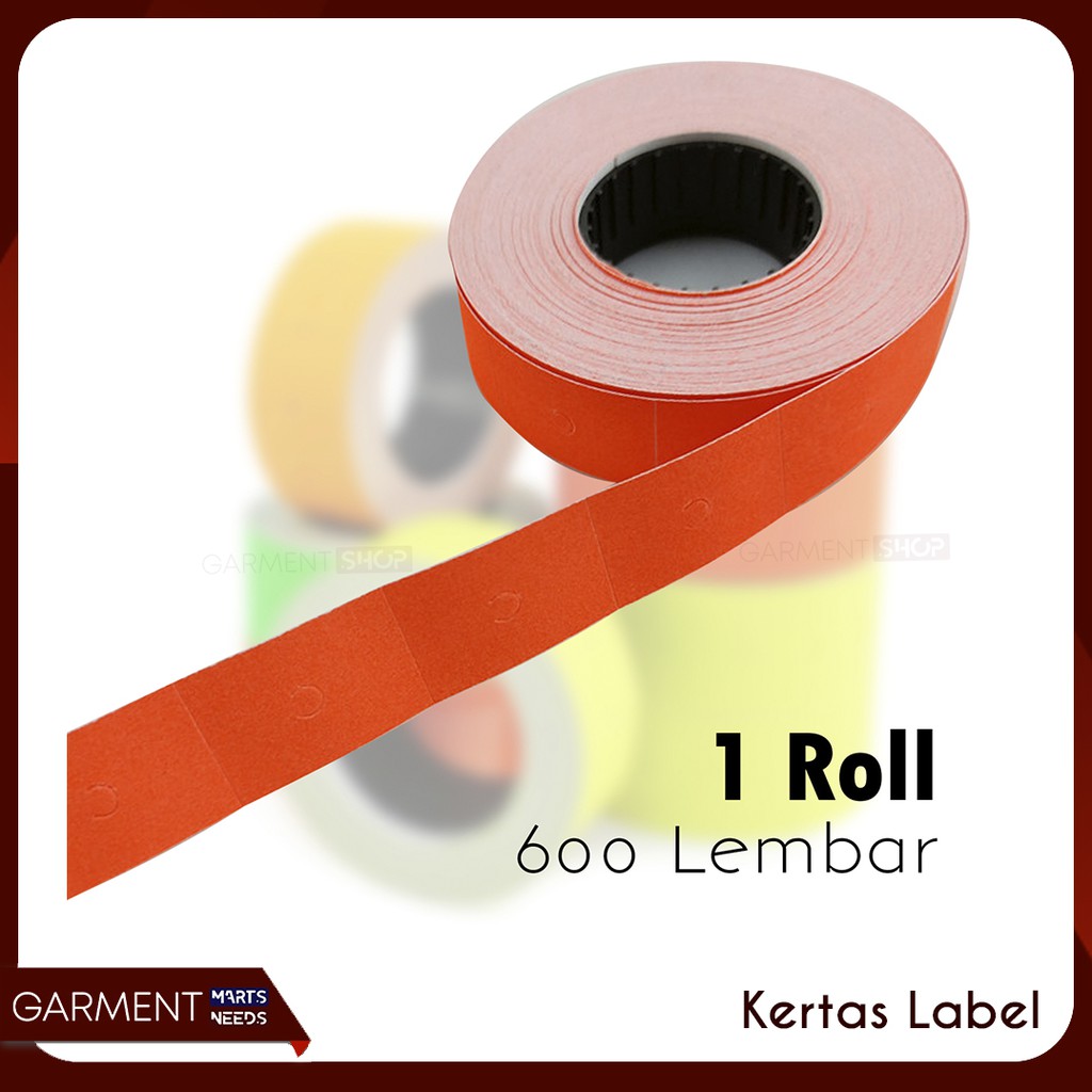 

ISI LABEL HARGA ALAT PRICE LABELLER REFILL REFIL 2 BARIS WARNA - WARNI
