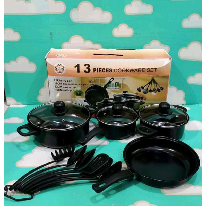 COOKWARE SET13 HITAM