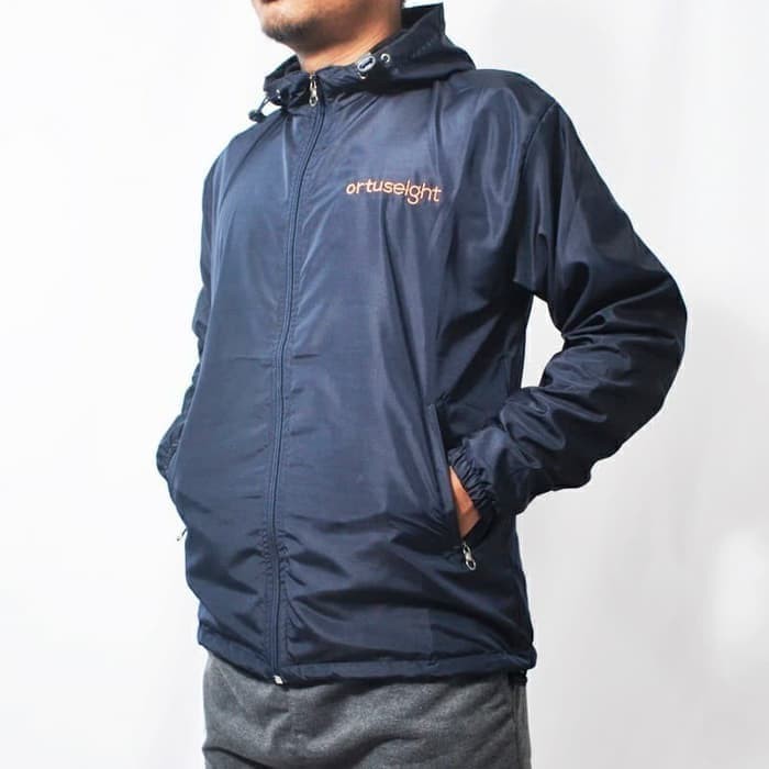 JAKET PARASUT ORTUSEIGHT NAVY ORANGE