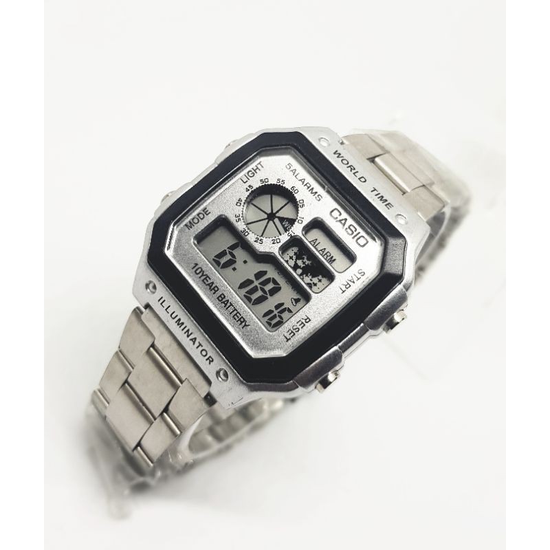 JAM TANGAN CASIO AE1200 ILUMINATOR ANTI AIR