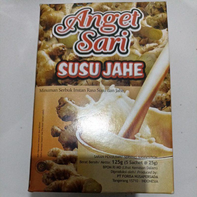 

Anget Sari Susu Jahe 5*25 gr